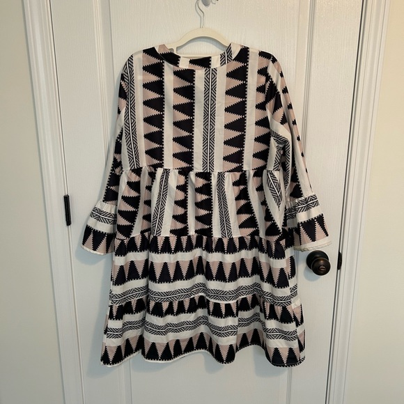 Chic Geometric Pattern Dress - Picture 4 of 4
